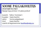 SOOME PALGAARVESTUS, INTENSIIVNE PÄEV
