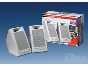 2.0 ARVUTI AKTIIVKÕLARID TRUST DYNAMIC SOUNDWAVE 240 3D - GARANTII