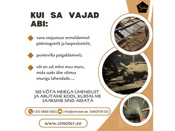 PÖÖNINGUTE PUHASTAMINE IMURIGA. SOOJUSTAMINE