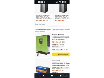 OFFGRID HÜBRIIDINVERTER MASTER POWER 3KW 24V