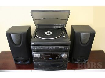STEREOKESKUS PHILIPS AS-665C - VINÜÜL - CD - KASSETT - AUX - BT - GARANTII