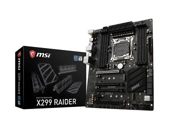 MÄNGURI ARVUTI EMAPLAAT MSI X299 RAIDER - GARANTII