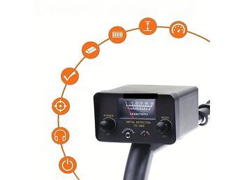 METALLIDETEKTOR TC-200, REGULEERITAV TUNDLIKKUS, UUS!