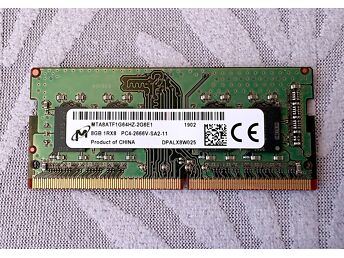 MICRON 8GB DDR4 2666MHZ MTA8ATF1G64HZ-2G6E1
