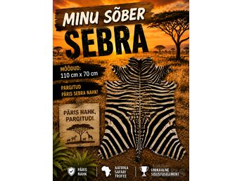 SEBRA NAHK PARGITUD 110 X 70 CM