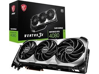 MSI GEFORCE RTX 4080 16GB VENTUS 3X OC