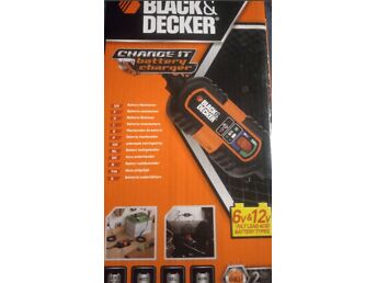 BLACK & DECKER, CHARGE IT, 6V & 12V, AKULAADIJA.