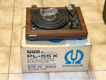 PIONEER PL-55X DIRECT DRIVE TURNTABLE