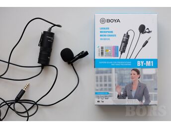 BOYA BY-M1 LAVALIER MIC (KRAE MIKROFON) - 3.5MM - NAGU UUS