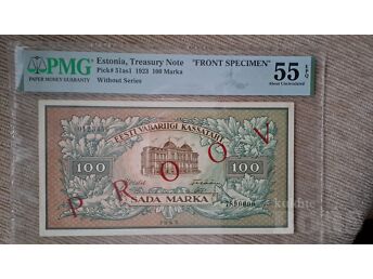 EW 100 MARKA 1923A. PROOV PMG 55