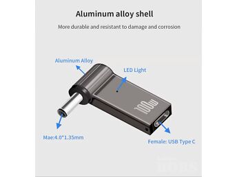 ASUS SÜLEARVUTILE ADAPTER USB-C / 4.0 X 1.35 MM