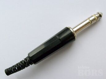STEREO 6,3MM JACK PLUG.