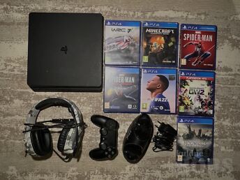 PLAYSTATION 4 + 7 MÄNGU