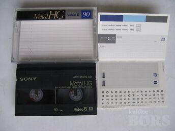 SONY VIDEOKAAMERA KASSETT VIDEO8 METALHG90