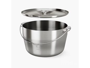 STAINLESS STEEL, ROOSTEVABA TERASEST MATKA 5L POTT