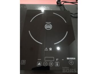 SEVERIN, 2000 W, MUST - INDUKTSIOONLAUAPLIIT 1 KEEDUALAGA