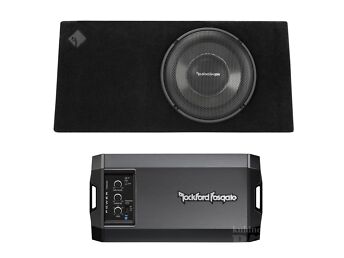 AUTO SUBWOOFER - BASSIKÕLAR ROCKFORD FOSGATE - T1S-1X12 POWER SERIES ÜKSIK 12-TOLLINE SUBWOOFER SULETUD KORPUSES