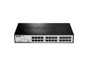 VÕRGULÜLITI D-LINK DGS-1024D, 24 PORTI - 10/100/1000 MBIT/S - GARANTII