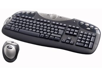 JUHTMEVABA MULTIMEEDIA KLAVIATUURI JA HIIRE KOMPLEKT LOGITECH Y-RJ20 - GARANTII.