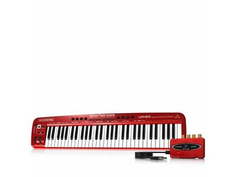 61 KLAHVIGA MIDI-KLAVIATUUR BEHRINGER U-CONTROL UMX610 + USB/AUDIO LIIDES - GARANTII