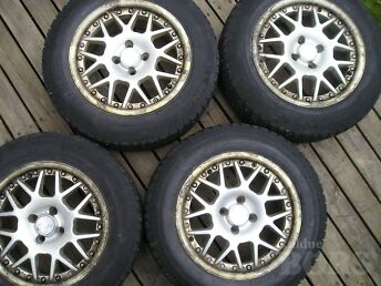 15" VALUVELJED REHVIDEGA AUKUDE VAHE 4X100 JA 5X100