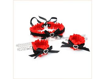 BOW COLLAR WITH CUFFS