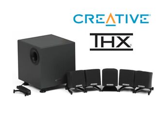 5.1 KODUKINO AKTIIVKÕLARID CREATIVE LABS MEGAWORKS THX 5.1 550 - GARANTII