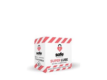 SAFE SUPER LUBE CONDOMS 5PC