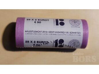 2 EUR MÜNDITROPSID "EESTI VABARIIK 100" JT