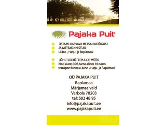 METSAKINNISTUTE JA KASVAVA METSA OST