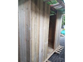 KUUR PUIDUST UHIUUS PÕRAND 280 CM X 140 CM KÕRGUS 210 CM