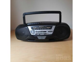 KAASAKANTAV STEREO CD- JA KASSETIMÄNGIJA PANASONIC RX-DS12 - GARANTII