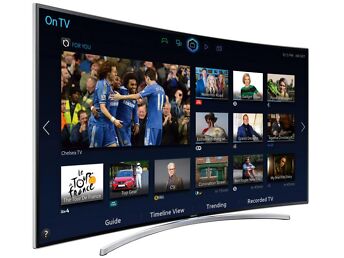 TELER 55 TOLLI, CURVED SAMSUNG UE55H8000STXXH