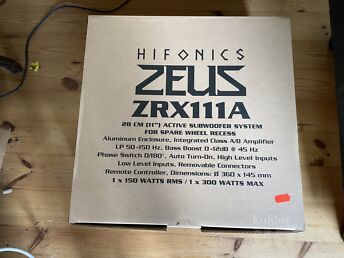 HIFONICS ZEUS BASSIKÕLAR