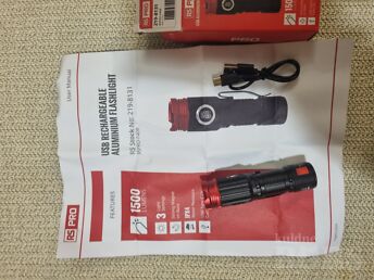 ФОНАРЬ RS PRO LED АККУМУЛЯТОРНЫЙ
