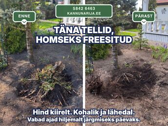 KÄNDUDE FREESIMINE JA EEMALDUS TALLINNAS JA HARJUMAAL