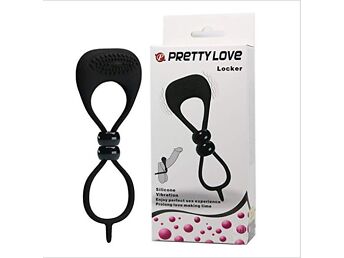 PRETTYLOVE LOCKER COCK RING - VIBREERIV PEENISERÕNGAS