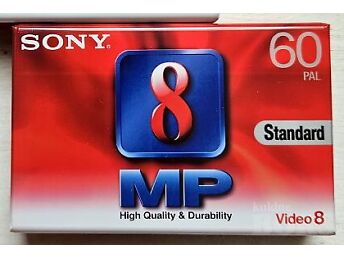 SONY VIDEOKAAMERA KASSETT 8 MP 60
