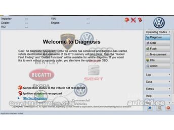 DIAGNOSTIKA JA KODEERIMINE VAG ODIS S+E - VAS6154A-USB-WIFI - E7440 - ONLINE GEKO READY