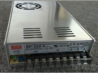 UUED MEANWELL SP-320-5 ALALISVOOLU TOITEALLIKAD, 275 W, 5 V, 55 A - GARANTII