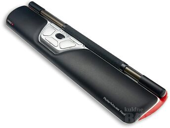 ERGONOOMILINE HIIR-KÄEPADI CONTOUR DESIGN ROLLERMOUSE RED, 2400 DPI - GARANTII