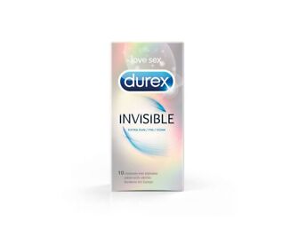 DUREX INVISIBLE EXTRA SENSITIVE KONDOOMID - 10TK
