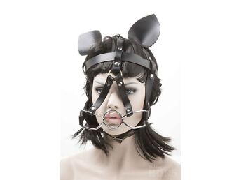 BD & SM  METALLIST SUUAVAGA KÕRVADEGA MASK