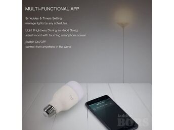REGULEERITAV SMART LED PIRN XIAOMI YEELIGHT  E27/8W - WIFI - GARANTII