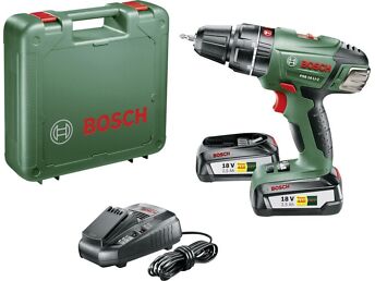2-KÄIGULINE AKUGA LÖÖKTRELL BOSCH PSB 18 LI-2 - GARANTII
