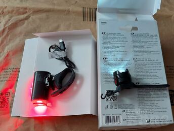FISCHER LED TWIN REAR + CUBE LED LIGHT DIAMOND FRONT