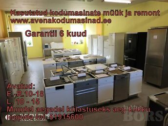 KASUTATUD KODUMASINAD SOODSALT. MUSTAMÄEL! MÜÜK JA REMONT MUSTAMÄEL