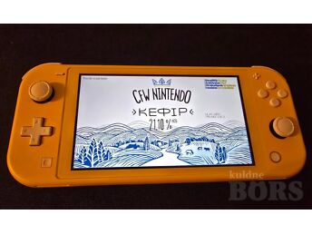 CFW JAILBREAK NINTENDO SWITCH LITE + 14 MÄNGU + SD KAART