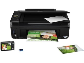 UUS MULTIFUNKTSIONAALNE ALL IN ONE TINDIPRINTER - KOMBAIN EPSON STYLUS SX420 - WIFI - SKÄNNER - GARANTII