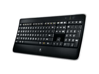 JUHTMEVABA VALGUSTATUD KLAVIATUUR LOGITECH K800 - 2,4 GHZ - GARANTII